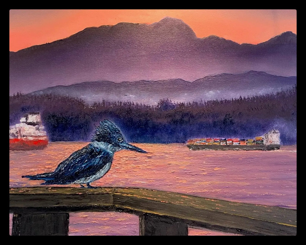 "The Kingfisher – Vancouver, BC" The Art Shop | Artist Graham Watts