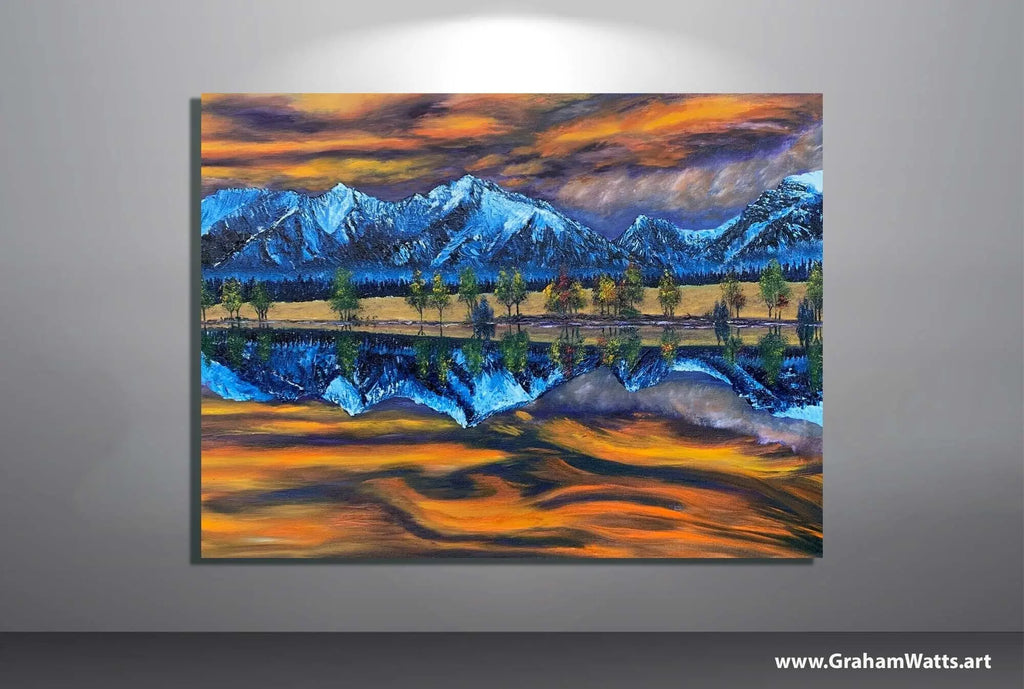 “Chinook Winds" - Canmore, Alberta Buy Original Canadian Art - The Art Shop | Artist Graham Watts