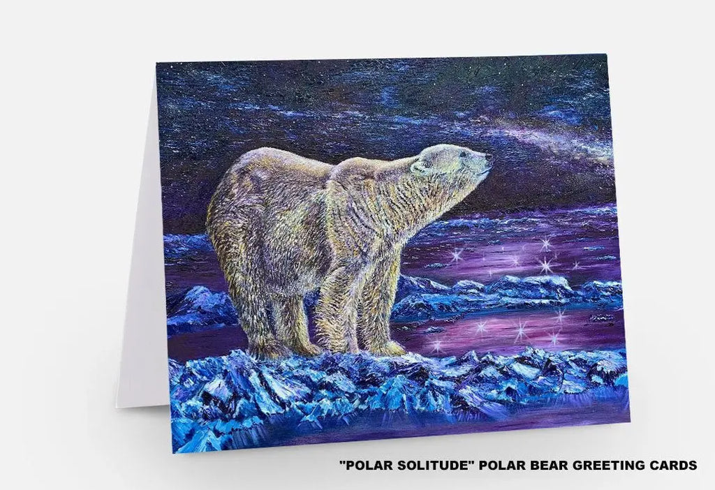 Order Polar Bear Fine Art Greeting Cards - The Art Shop | Artist Graham Watts